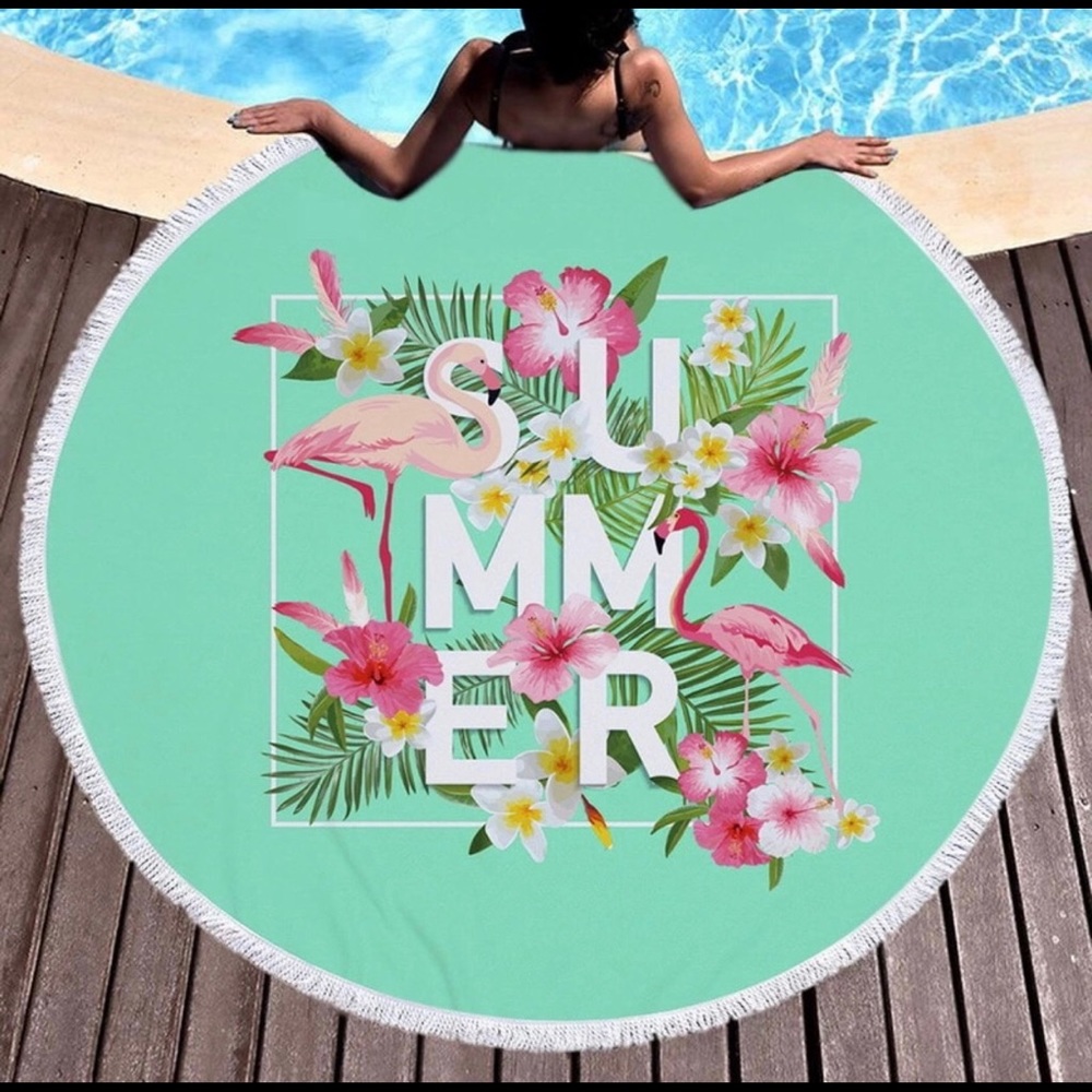 *NEW* Round Beach Towel 🏖